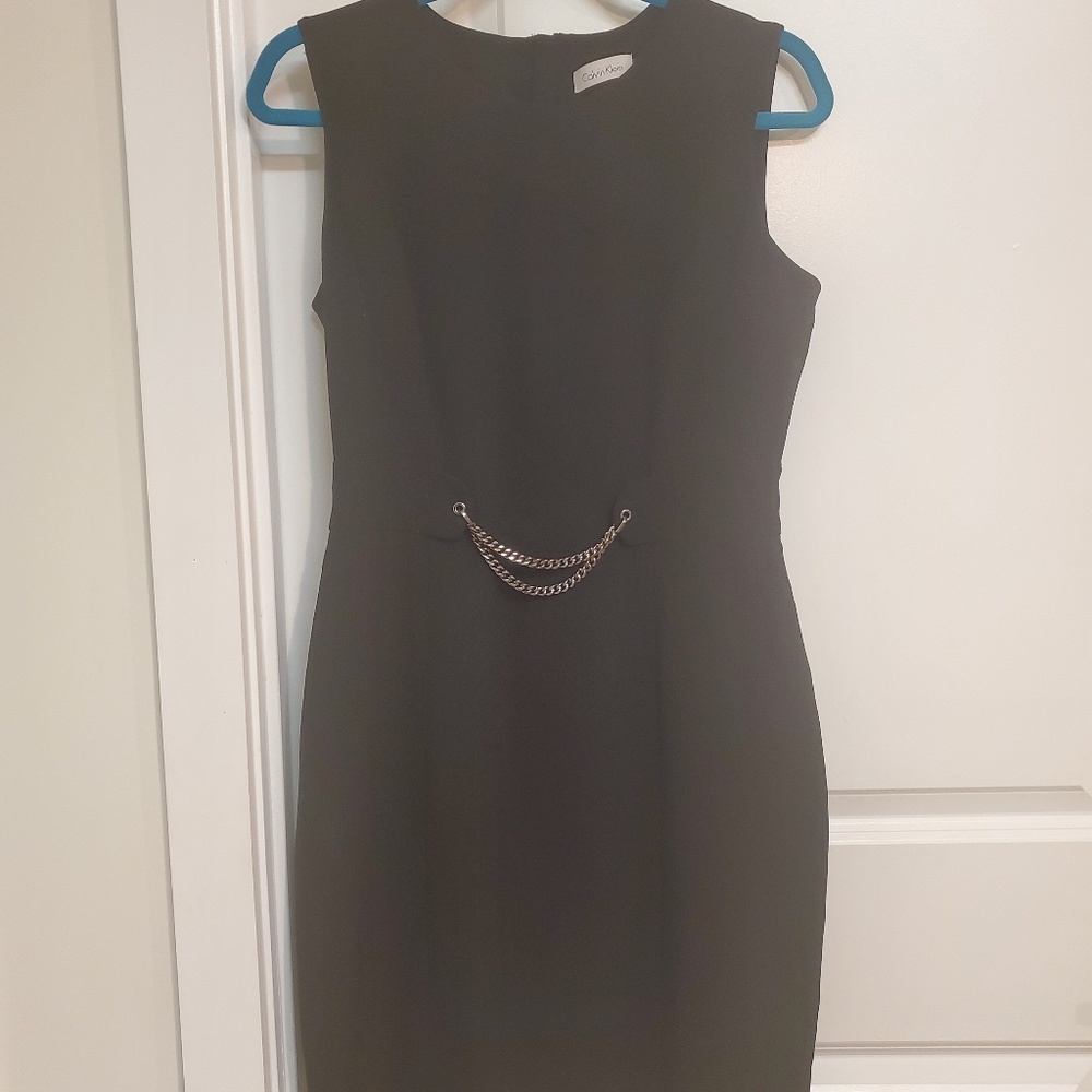 Black Chain Calvin Klein Dress Size 4